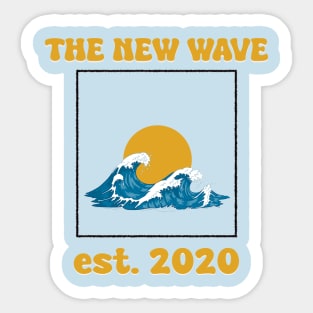 The New Wave Portrait Sticker
